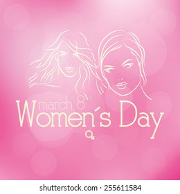 a colored background with text and a pair of happy women