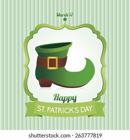 a colored background with text and a traditional element for patrick's day