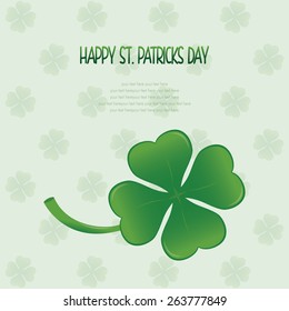a colored background with text and a traditional element for patrick's day