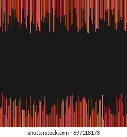 Colored background from vertical stripes in brown tones - vector graphic design