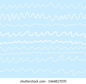 Colored background with wavy lines. Repeating waves. Abstract colorful texture. Waved pattern