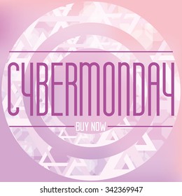 Colored backgrounds with text for cyber monday sales