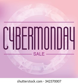 Colored backgrounds with text for cyber monday sales