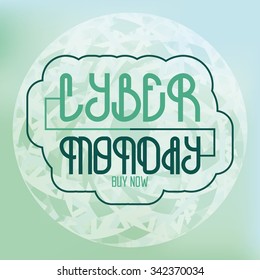 Colored backgrounds with text for cyber monday sales