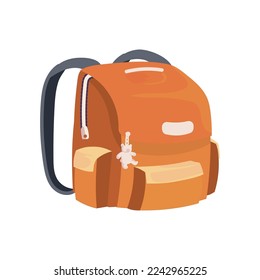 icono de mochila de color sobre blanco
