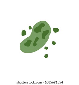 colored bacterium icon. Element of science and laboratory for mobile concept and web apps. Detailed bacterium icon can be used for web and mobile. Premium icon on white background
