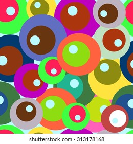 Colored ball seamless vintage texture