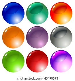 colored balls