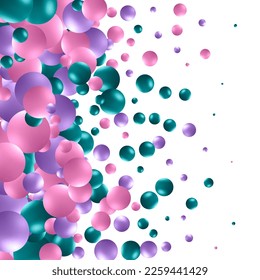 Colored balls. Abstract background. Decor elements.