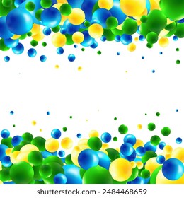 Colored balls. Abstract background. Decor elements.