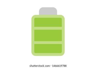 Colored battery flat icons. app icon, Symbol, logo illustration. Pixel perfect. modern design, vector