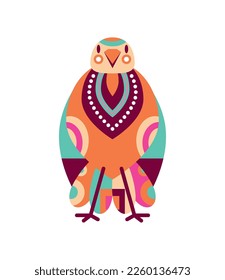 colored bird icon white background