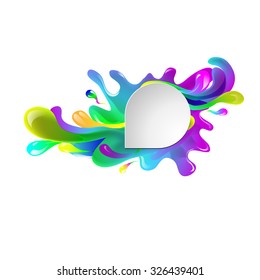 Colored blots