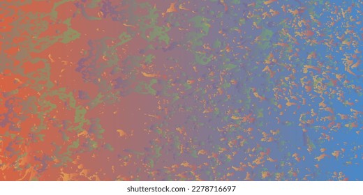 Perros de color. Flores de color dispersas caóticamente. Fondo de puntos. Ilustración del vector