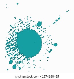 colored blots icon. Flat isolated illustration for your web design.