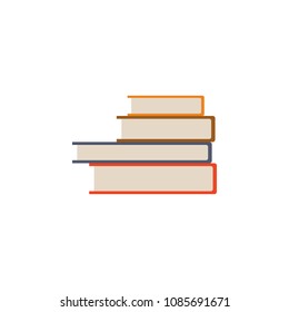 colored books icon. Element of science and laboratory for mobile concept and web apps. Detailed books icon can be used for web and mobile. Premium icon on white background