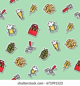 Colored brewing pattern