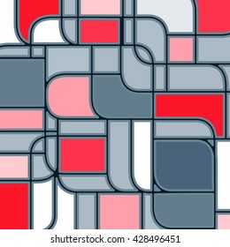 colored bright abstract geometric pattern vector illustration