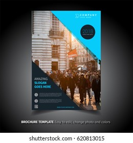 Colored Brochure Template