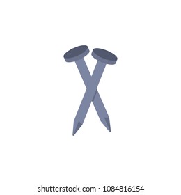 colored building nails illustration. Element of construction tools for mobile concept and web apps. Detailed building nails illustration can be used for web and mobile on white background