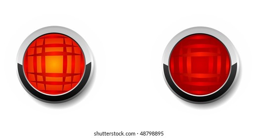 colored button