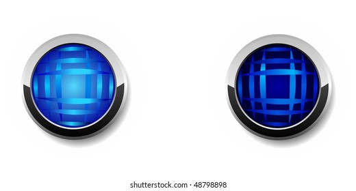 colored button