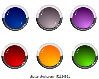 colored buttons