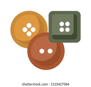 colored buttons design over white
