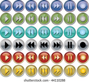 colored buttons for the music bar, additional eps 8.0