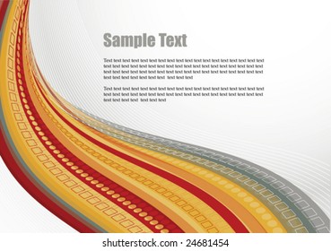 Colored card