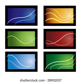 Colored cards abstract background sample