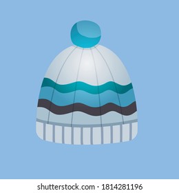 colored cartoon headdress on colored background illustration