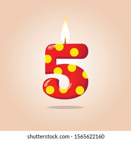 Colored cartoon numbers vector set.