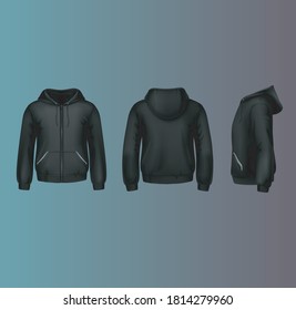 colored cartoon sweater on colored background illustration