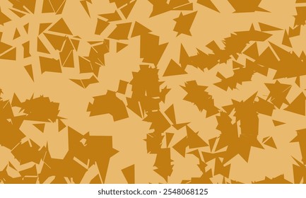 Colored chaotic texture. Brown abstract background with polygons