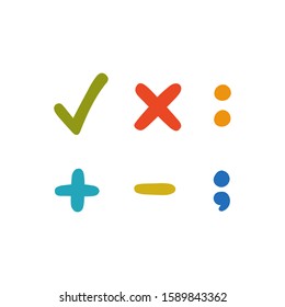 19 Semicolon In A Cross Images, Stock Photos & Vectors | Shutterstock