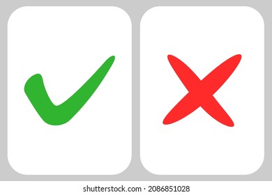 colored checkbox icon on a white background. Checklist vector illustration