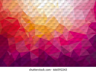 Colored and checkered low poly background. Eps 10 vector file.