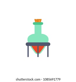 colored chemical test tube icon. Element of science and laboratory for mobile concept and web apps. Detailed chemical test tube icon can be used for web and mobile. Premium icon on white background