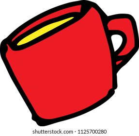 Colored children's graffiti style - Mug