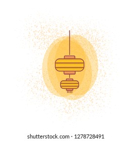 colored chinese lantern for chinese new year 2019 wallpaper