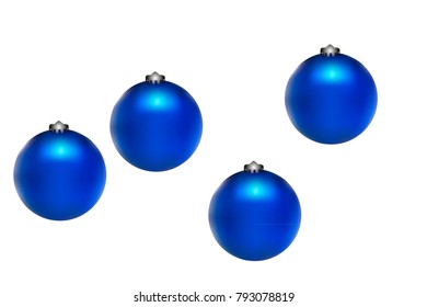 Colored Christmas balls pattern. Abstract Christmas tree toys Background for invitation, card, celebration, party, carnival, festive holiday and Your project. Vector illustration. Isolated
