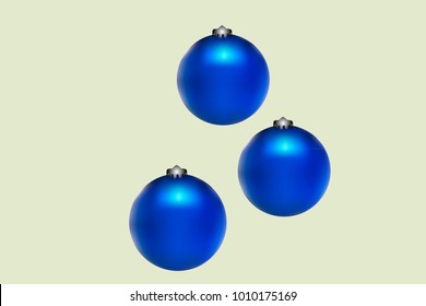 Colored Christmas balls pattern.Abstract Christmas tree toys Background for invitation, card, celebration, carnival, festive holiday and Your project.Vector illustration.Gentle yellow Background
