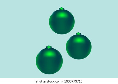 Colored Christmas balls pattern.Abstract Christmas tree toys Background for invitation, card, celebration, party, carnival, festive holiday and Your project.Vector illustration.Gentle blue Background