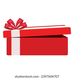 Colored christmas present icon Vector illustration