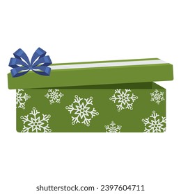 Colored christmas present icon Vector illustration