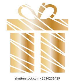 Colored christmas present icon Vector
