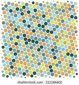 colored circle pattern