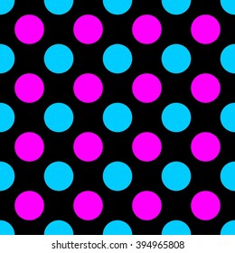 Colored circle seamless pattern