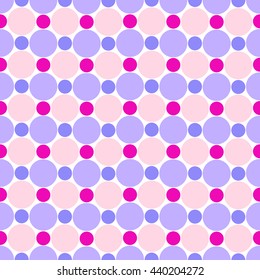 colored circle seamless pattern